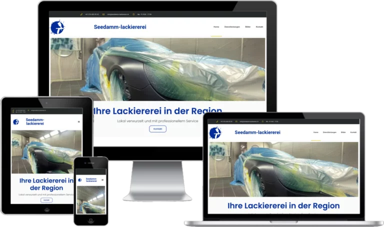 Dakacars.ch responsive view on all devices