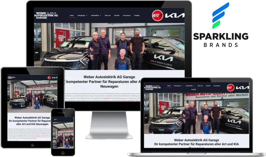 Autoweber projekt bei sparklingbrands responsive design